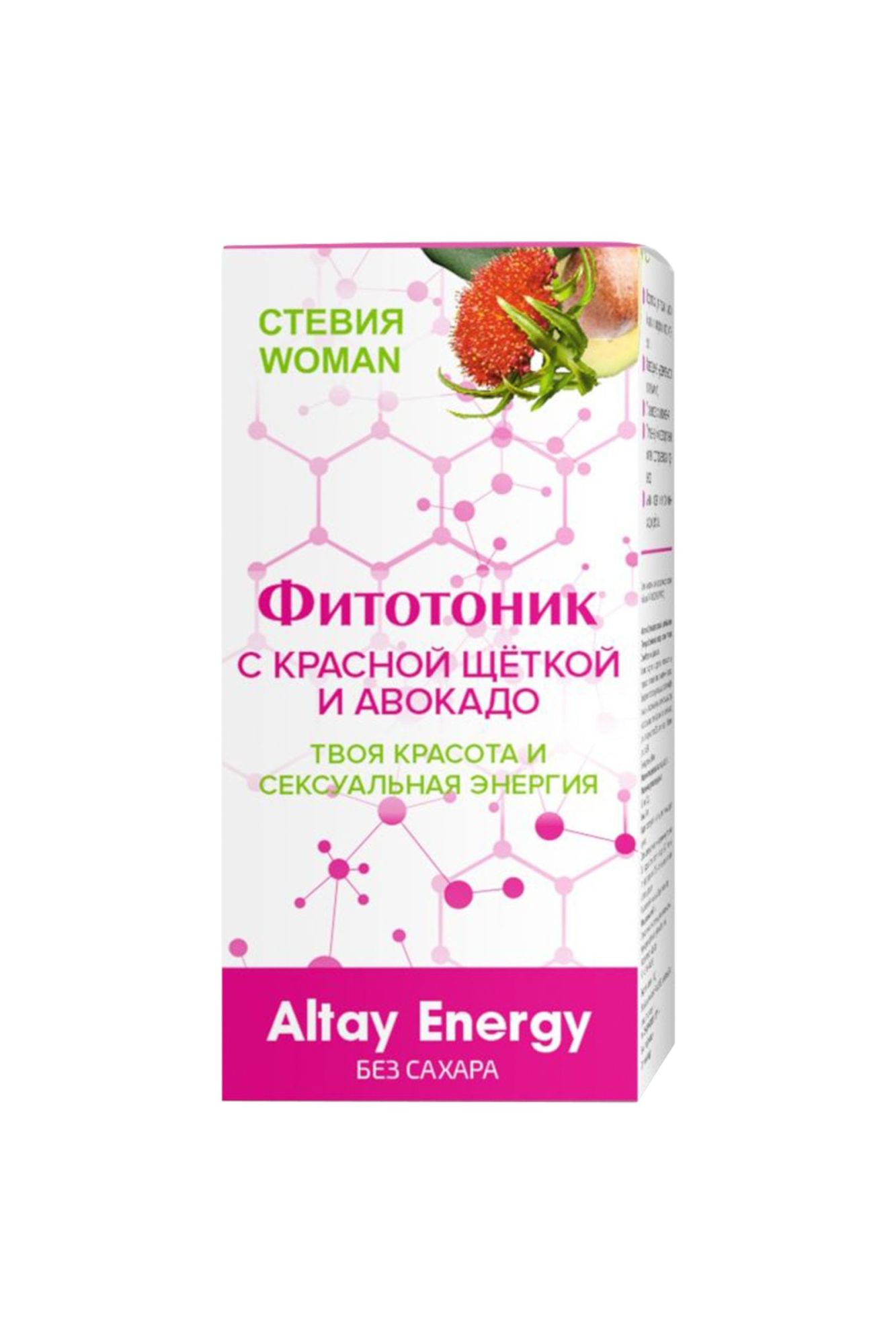 растительный сироп «фитотоник» стевия woman твоя красота и сексуальная энергия, 250 мл в Москве