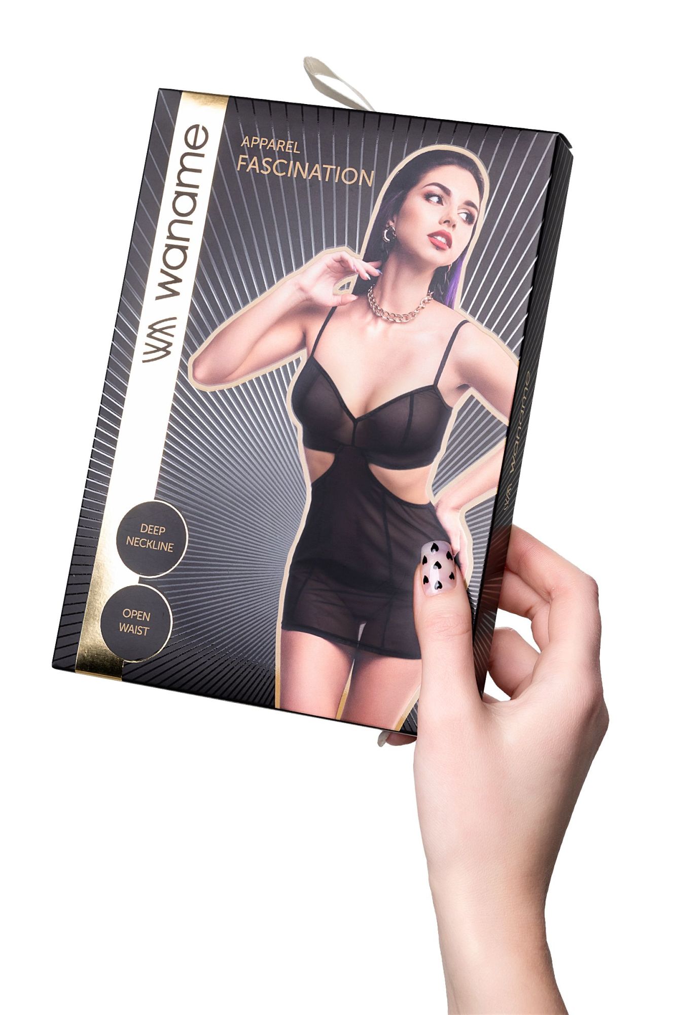 Эротическое комбинация waname fascination черная (54-56) в Москве