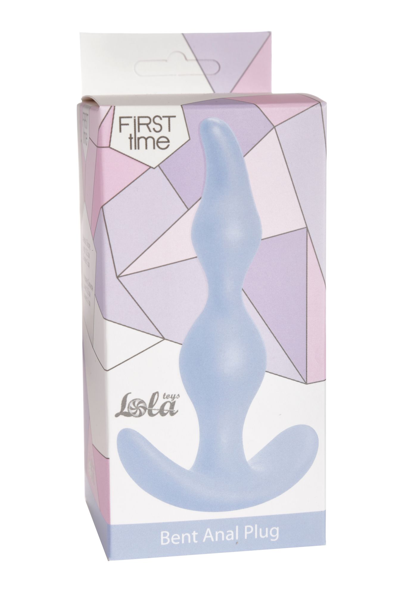 анальная пробка bent anal plug blue 5002-02lola в Москве