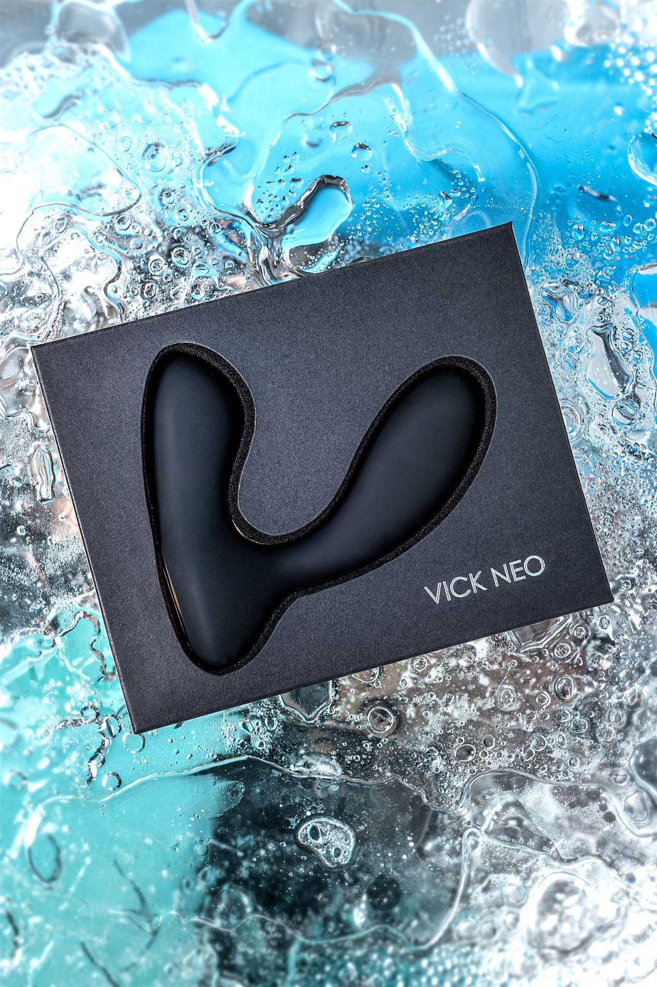 стимулятор простаты svakom vick neo, силикон, чёрный, 10 см в Москве