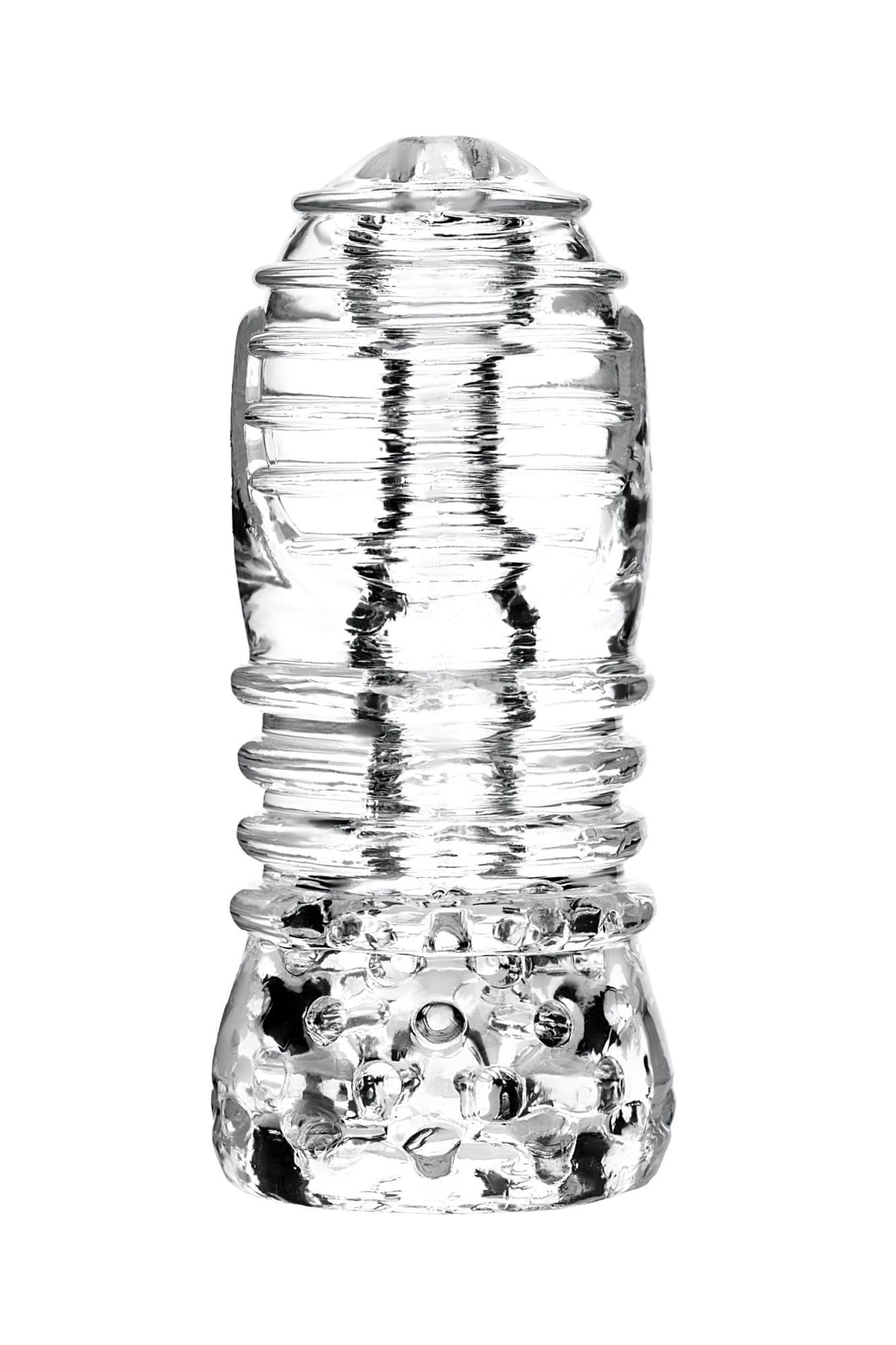 мастурбатор нереалистичный lingam by toyfa savitri, tpe, прозрачный, 14 см в Москве