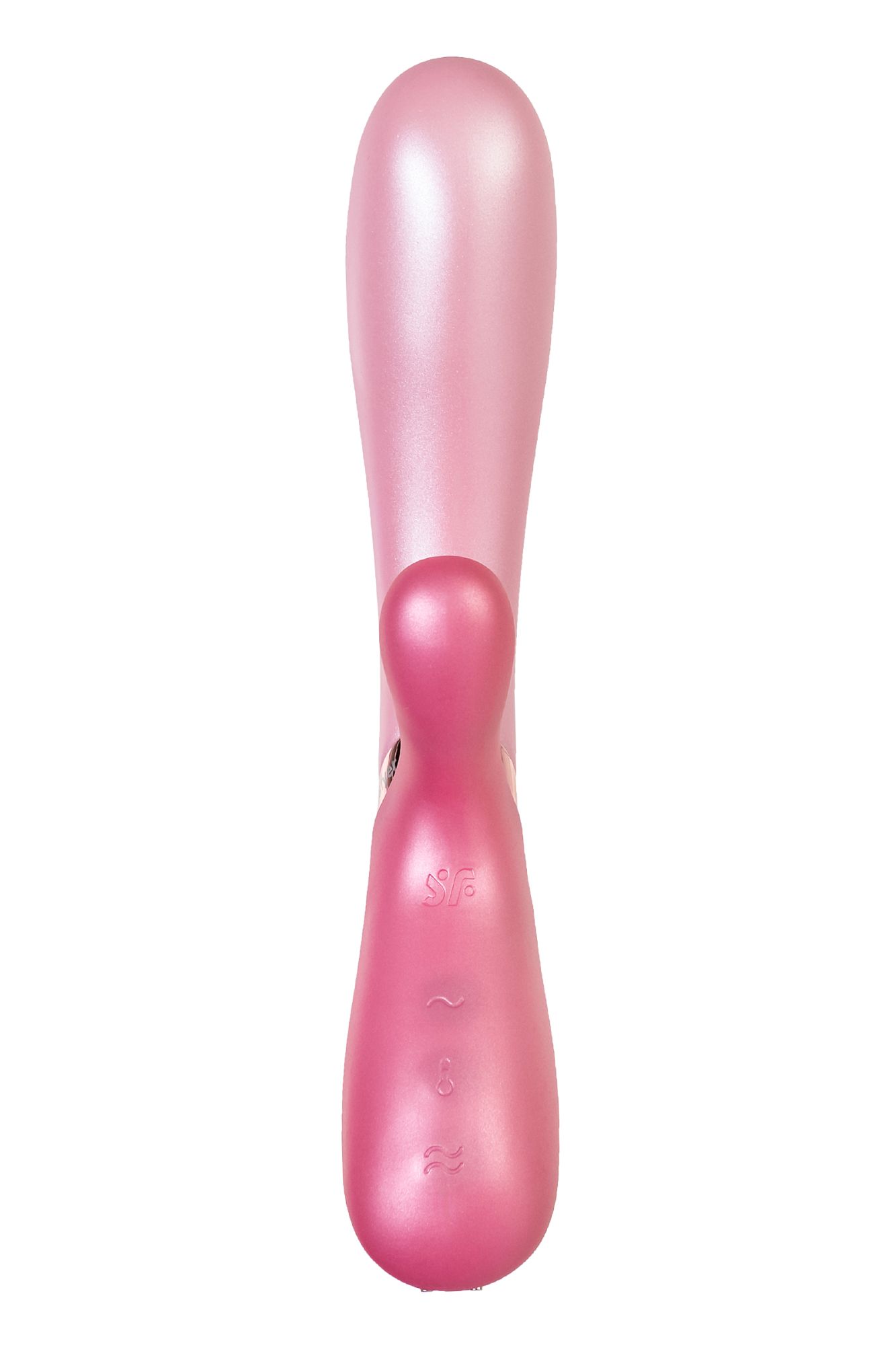 вибратор satisfyer hot lover с клиторальным стимулятором, розовый в Москве