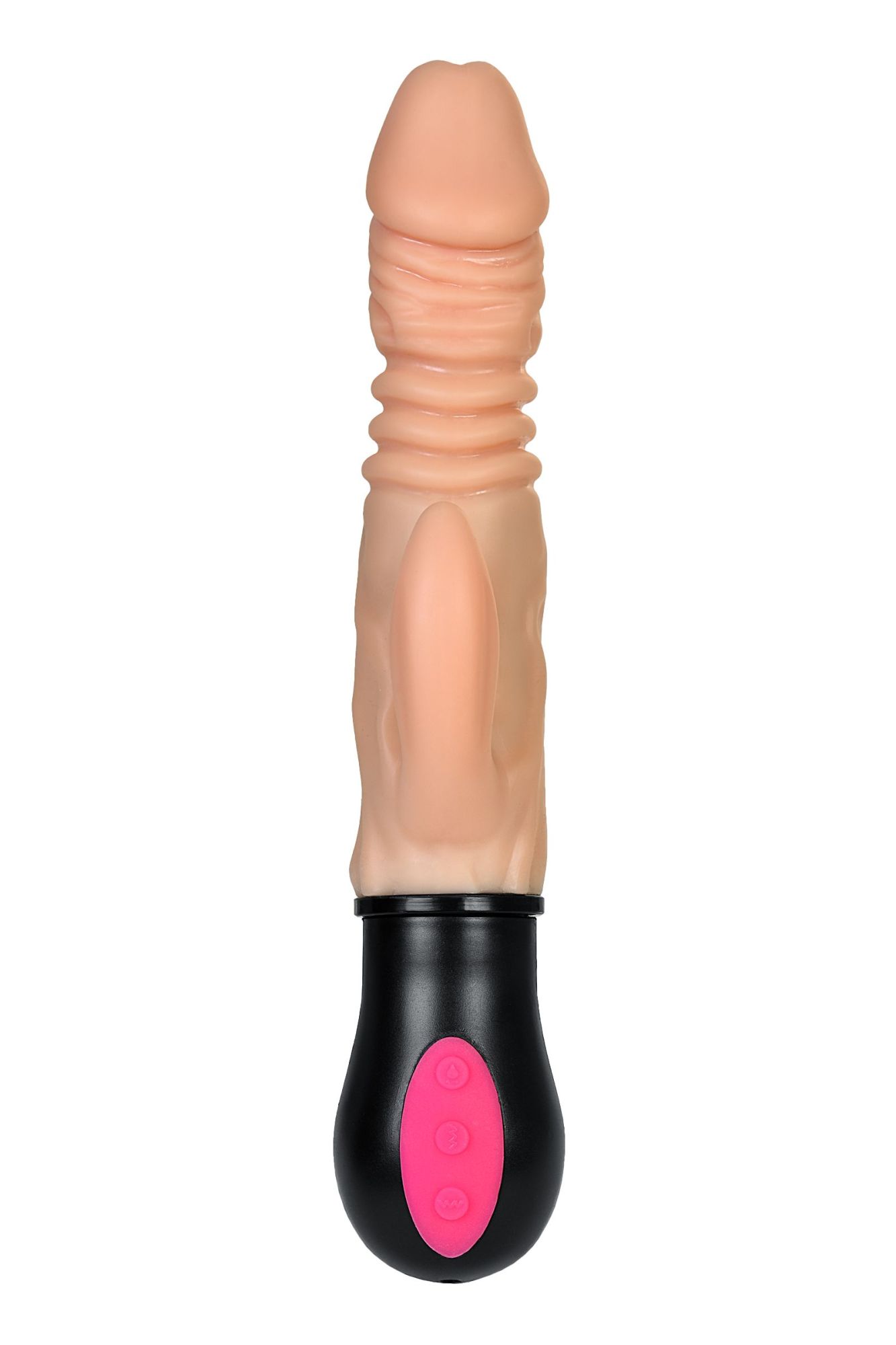 реалистичный вибратор toyfa a-toys hot shot с функцией up-down, tpe, телесный, 24,2 см в Москве