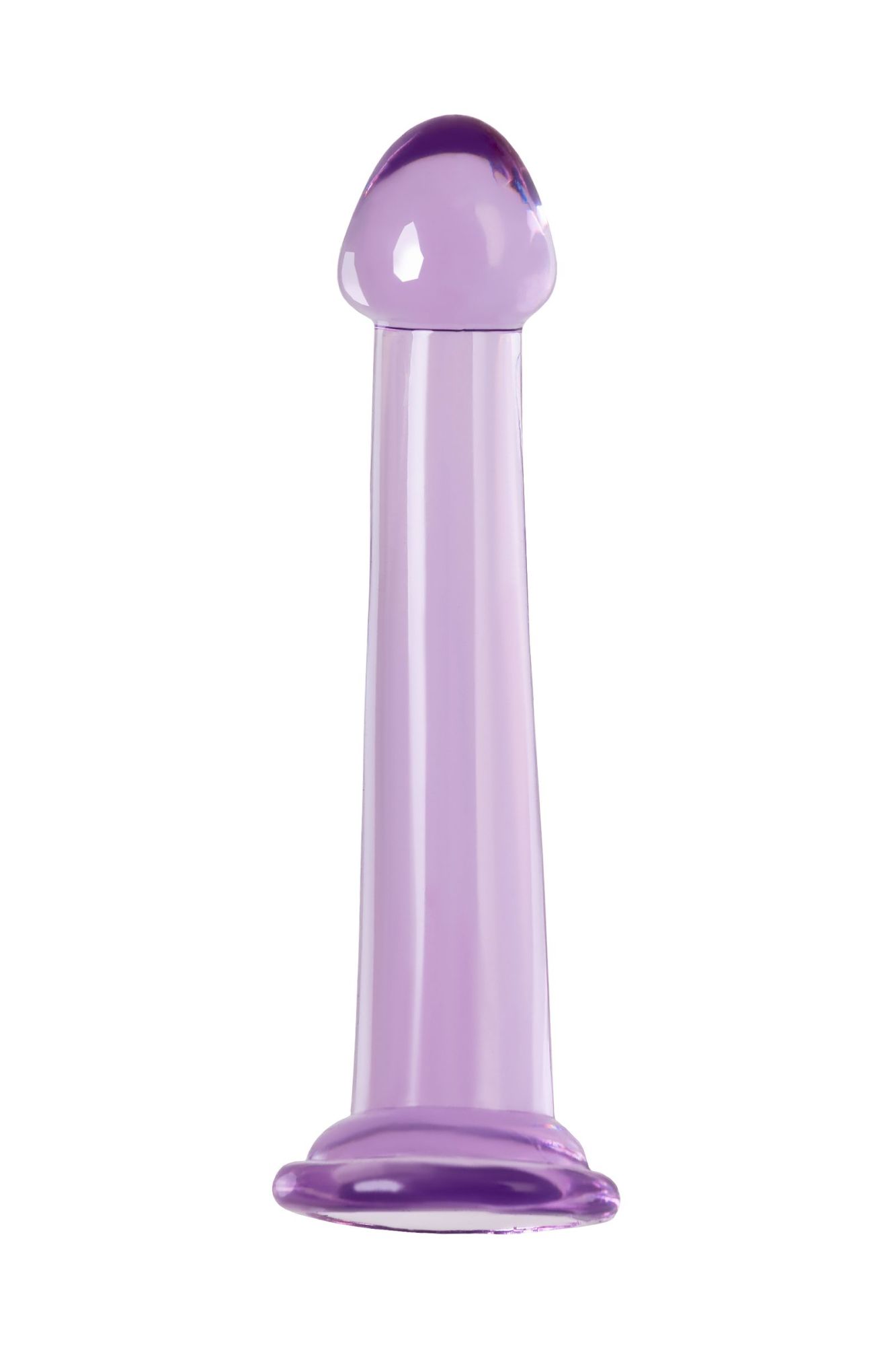 нереалистичный фаллоимитатор jelly dildo s toyfa basic, tpe, фиолетовый, 15,5 см в Москве