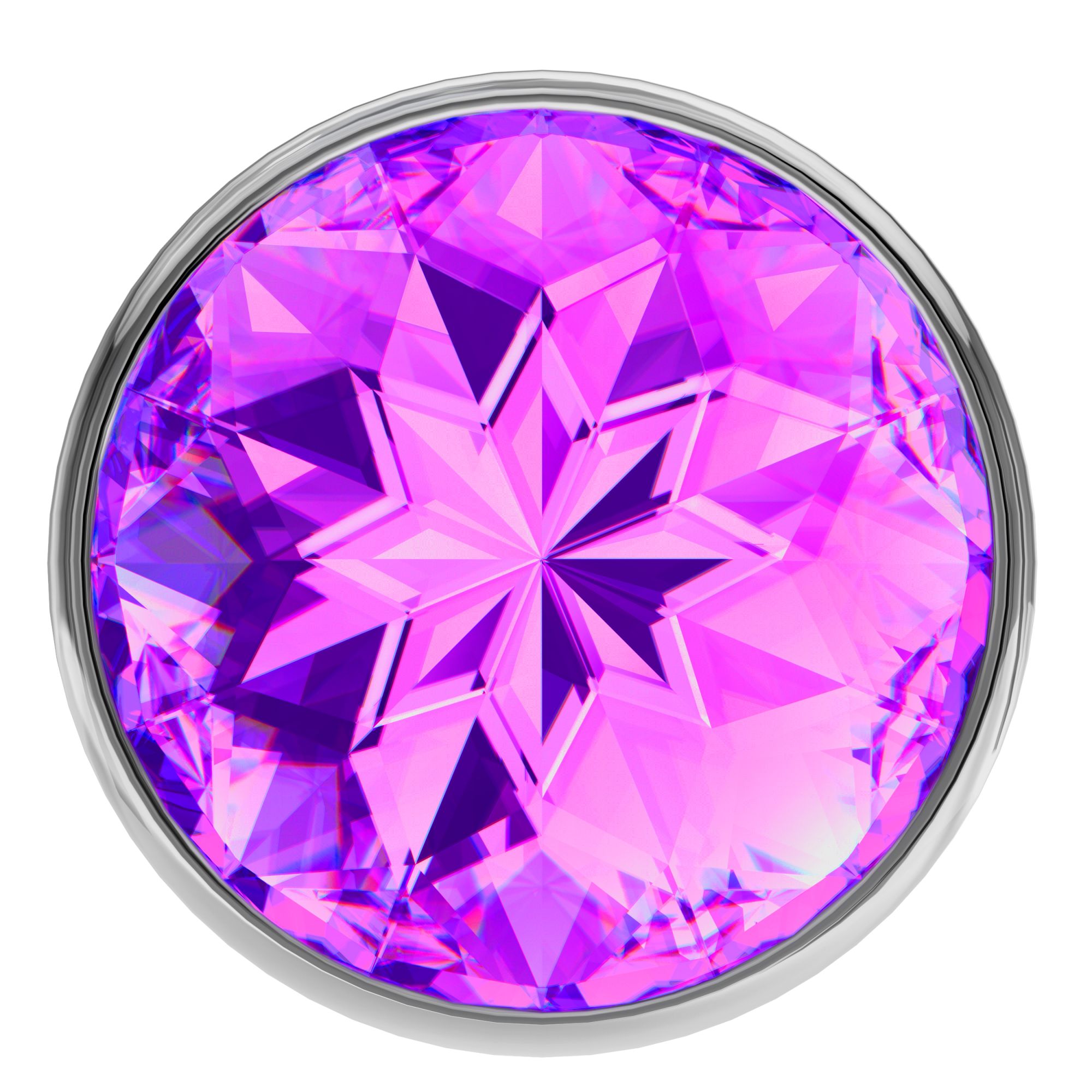 анальная пробка diamond purple sparkle large 4010-05lola в Москве