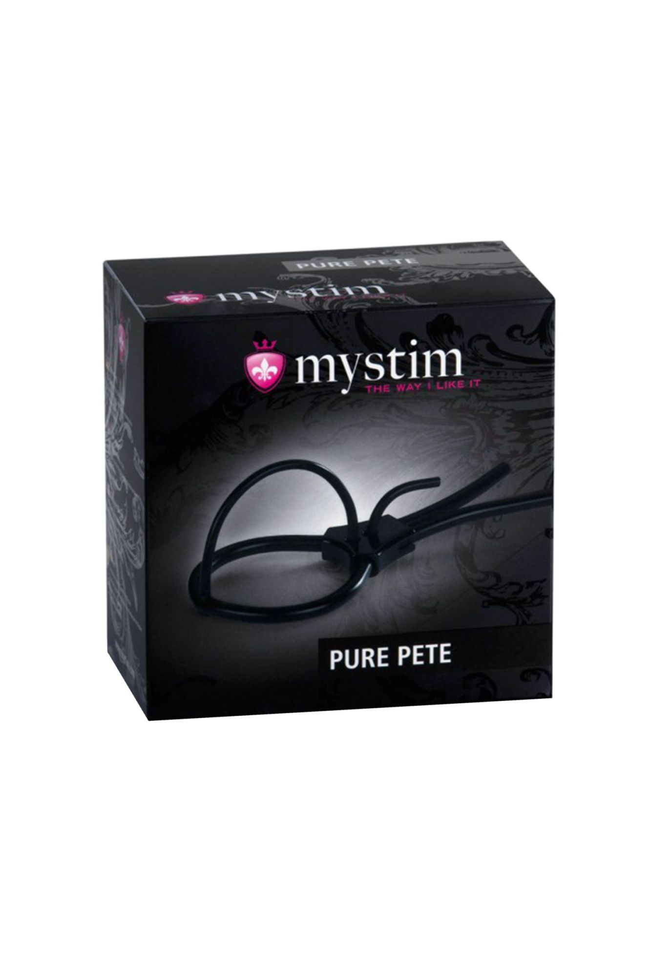 электросбруя mystim pure pete, силикон, черный, 14 см в Москве