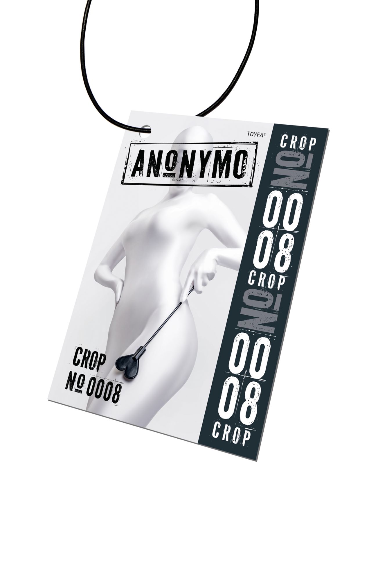 стек anonymo #0008, pu кожа, черный, 35 см в Москве
