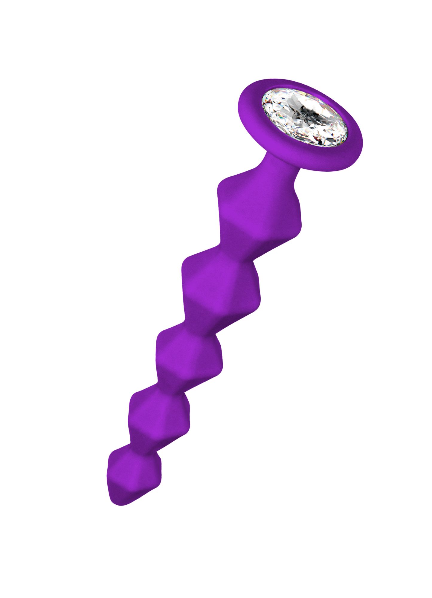 анальная цепочка с кристаллом emotions buddy purple 1400-03lola в Москве