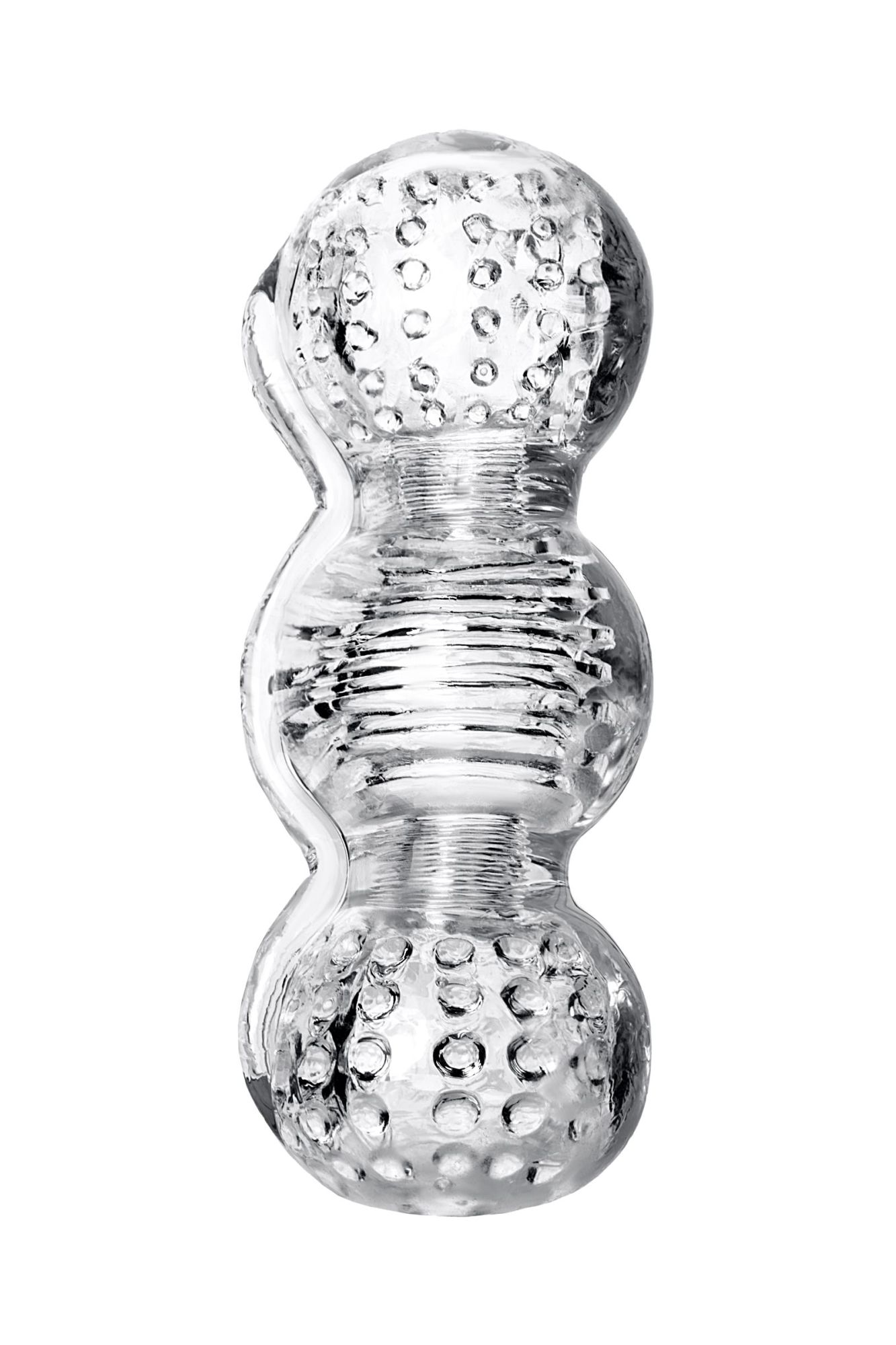 мастурбатор нереалистичный lingam by toyfa rashmi, tpe, прозрачный, 15,5 см в Москве