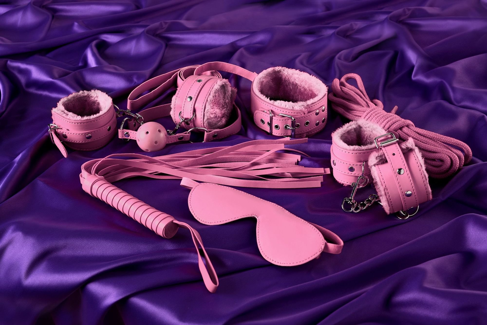 набор для ролевых игр eromantica bdsm nice, розовый в Москве